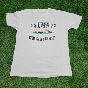 Vintage Funny Naughty Party Shirt Large 22x28 Coed